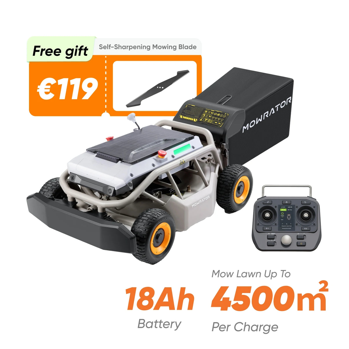 Mowrator S1 ferngesteuerter Rasenmäher 