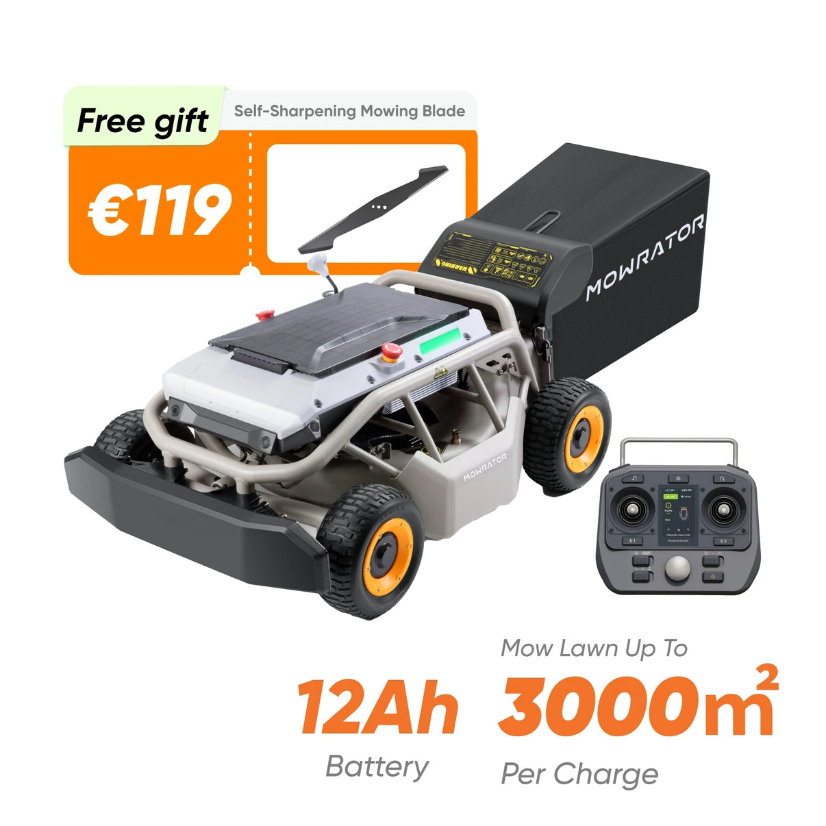 Mowrator S1 ferngesteuerter Rasenmäher 