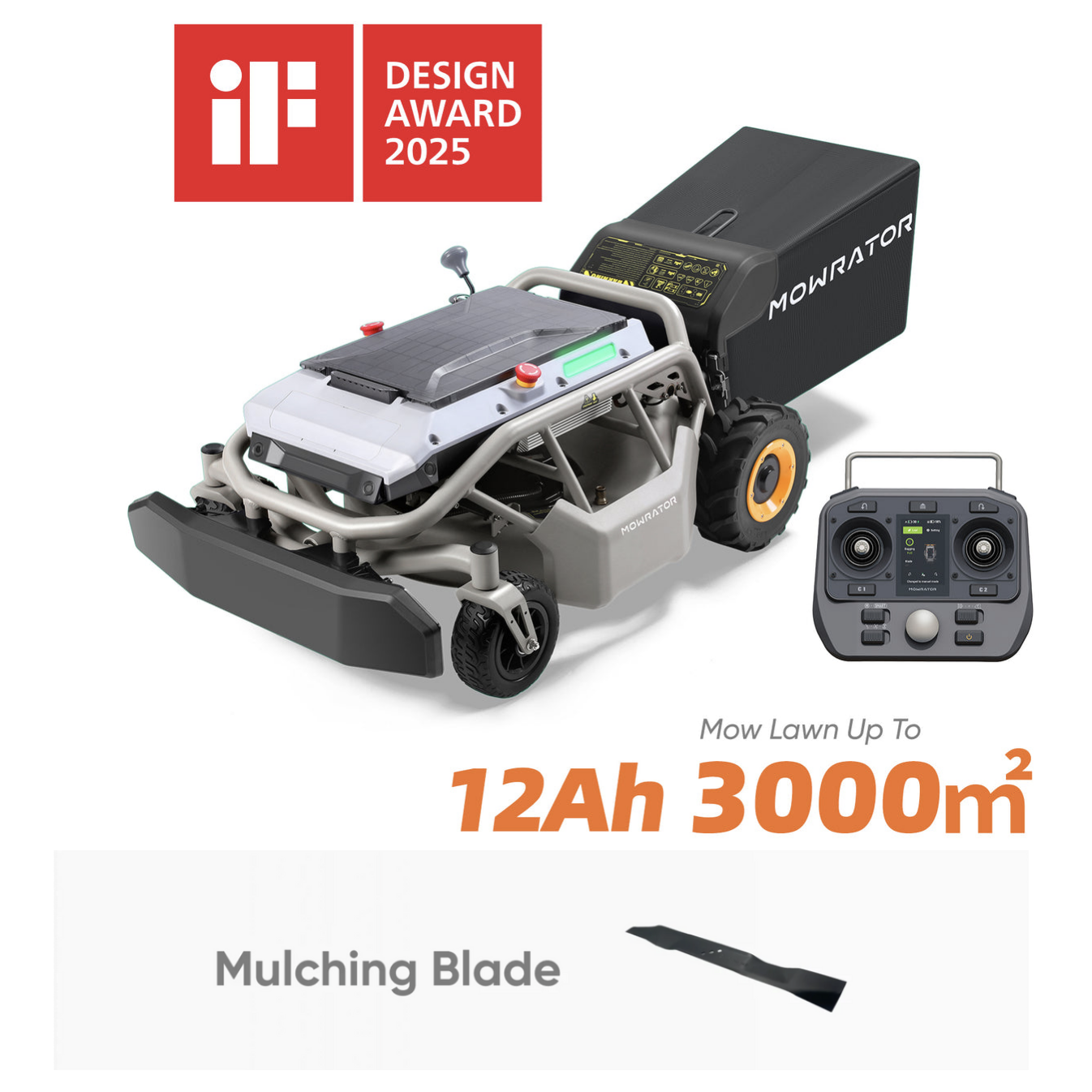 Mowrator S1 ferngesteuerter Rasenmäher 