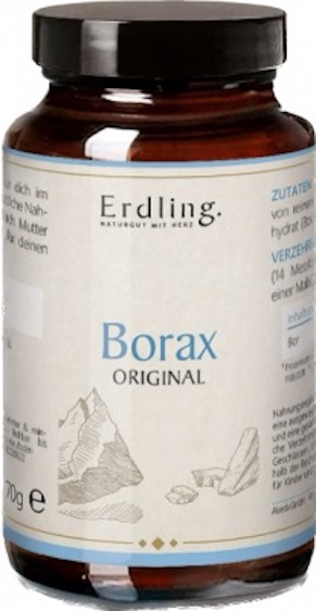 Borax 99,9% Reinheit (Natriumtetraborat) Borax_70g_Braunglas