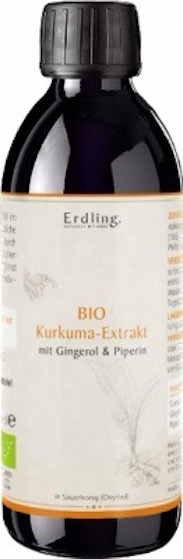Bio Kurkuma-Extrakt mit Gingerol und Piperin in Oxymel - 250ml kurkuma-extrakt