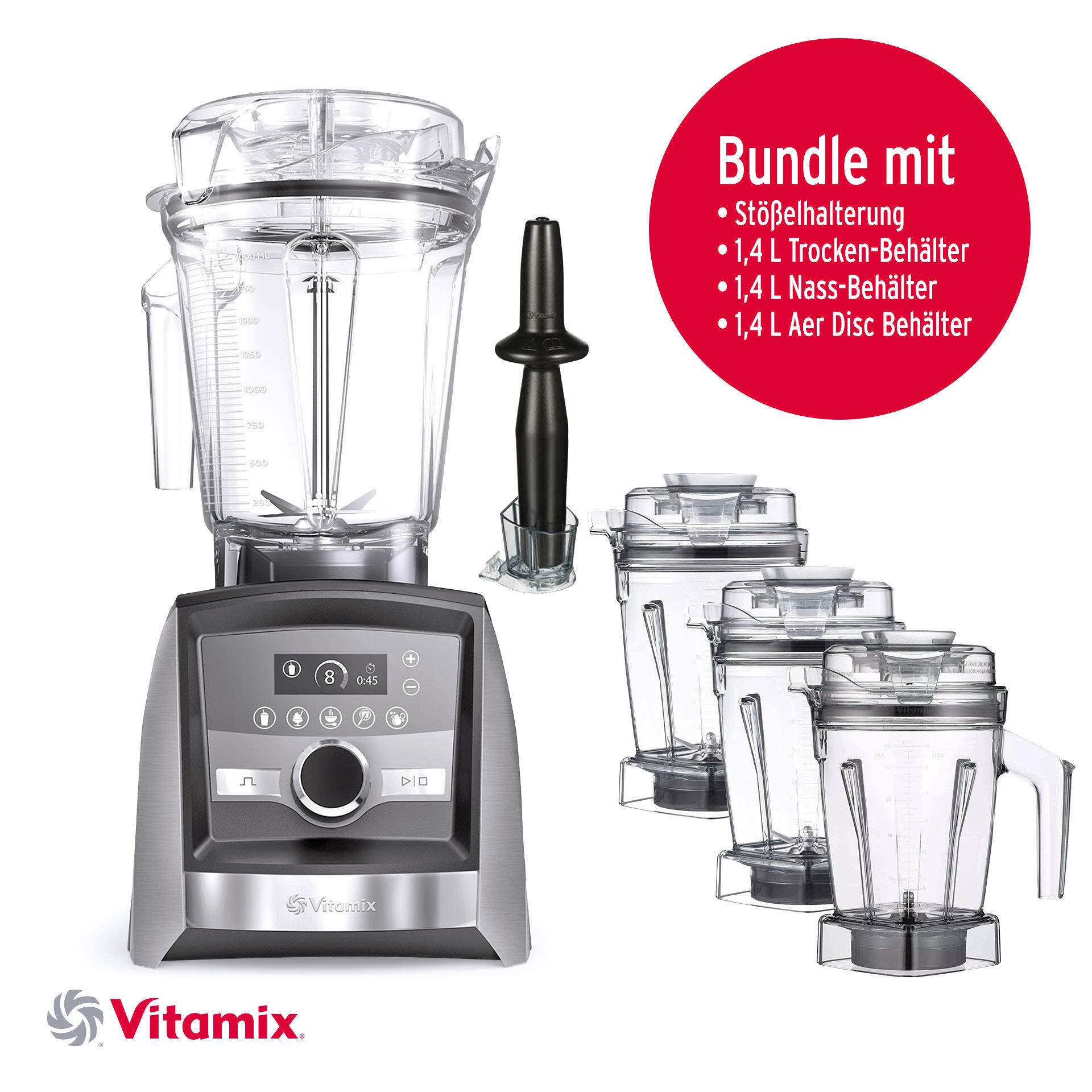 Vitamix Ascent A3500i Hochleistungsmixer | Super-Set